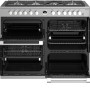 het Stoves Sterling S1100 DF rvs fornuis heeft wel vier ovens!
