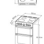 Stoves STERLING 600 EI RVS inductie fornuis