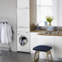 De Asko T754C condensdroger is perfect te combineren met bijbehorende wasmachines.