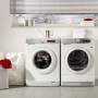 De AEG warmtepomp droger T86585IH is desgewenst te combineren met bijpassende wasmachine