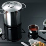 Praktisch is de direct slider bediening waarmee de verschillende zones ingesteld kunnen worden.