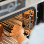 V-Zug CombiSteamer V6000 45M PowerSteam combi-stoomoven - platinum spiegelglas 