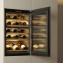 V-zug Winecooler 90 SL Platinum inbouw wijnkoelkast - nis 88 - Platinum glas linksdraaiend