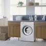 Zeer strak design van de Asko W6884 ECO misstaat ook zeker niet in de keuken