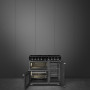 Smeg CX93IMBL inductie fornuis met 3 ovens - zwart - 90 cm. breed