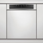Whirlpool WBC 3C26 X inbouw vaatwasser - half integreerd