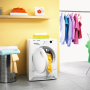 De Zanussi ZDH8345NW droger is zeer zuinig door warmtepomptechnologie
