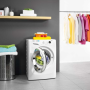 Het design van de Zanussi ZWF81463WH mag ook zeker benoemd worden bij deze wasmachine