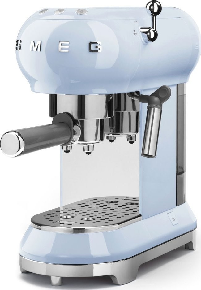 Touhou bloed zingen Smeg ECF01PBEU koffiemachine blauw - De Schouw Witgoed