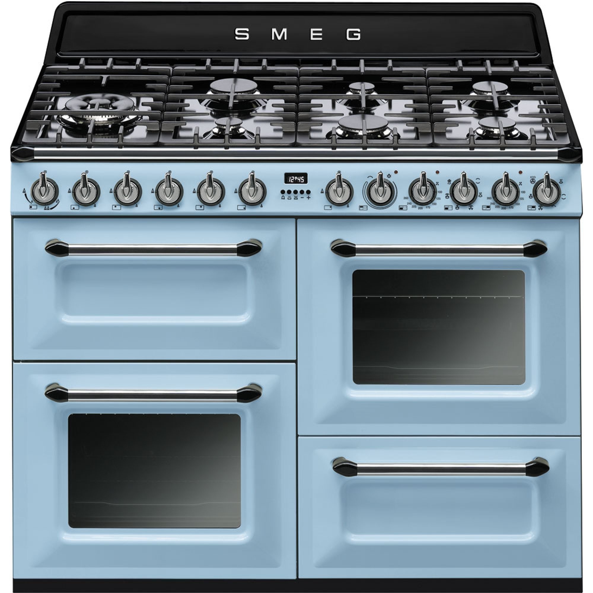 Verbeteren Richtlijnen vastleggen Smeg TR4110AZ1 fornuis blauw - De Schouw Witgoed