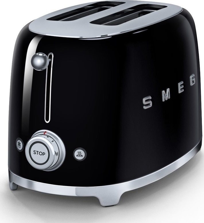 Smeg TSF01BLEU zwart - Schouw Witgoed