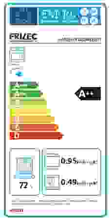 Energielabel FRILEC oven inbouw HAMBURG8049EBP