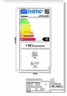 Energielabel IOMABE wijnkoelkast onderbouw rvs IOW51DDSS