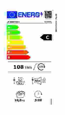 Energielabel LG droger warmtepomp zwart RT10X8B