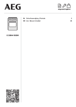 Gebruiksaanwijzing AEG fornuis keramisch wit CCB6441BBW