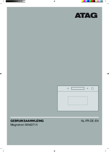 Gebruiksaanwijzing ATAG magnetron inbouw MA6371A