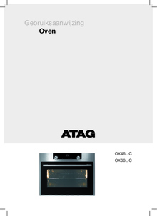 Gebruiksaanwijzing ATAG oven inbouw blacksteel OX66121C