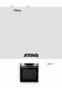 Gebruiksaanwijzing ATAG oven inbouw grafiet ZX6695C