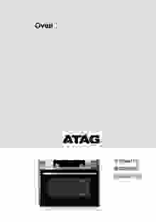 Gebruiksaanwijzing ATAG oven met magnetron inbouw BCM46121C