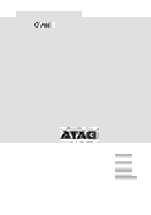 Gebruiksaanwijzing ATAG oven met magnetron inbouw CX4595C