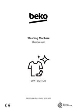 Gebruiksaanwijzing BEKO wasmachine B5WT512410W