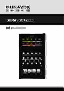 Gebruiksaanwijzing DUNAVOX wijnkoelkast zwart DXFH 28.88