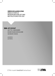 Gebruiksaanwijzing ETNA afzuigkap inbouw AI573RVS