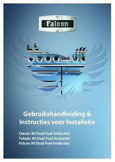 Gebruiksaanwijzing FALCON fornuis Classic 90 inductie cranberry