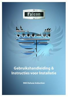 Gebruiksaanwijzing FALCON fornuis Deluxe 900 inductie