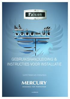 Gebruiksaanwijzing FALCON fornuis Mercury 1200 inductie RVS