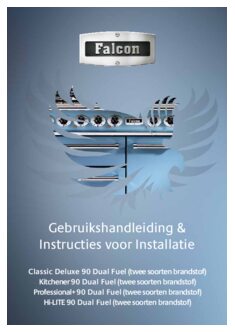 Gebruiksaanwijzing FALCON fornuis gas Classic Deluxe 90 gas