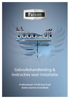 Gebruiksaanwijzing FALCON fornuis gas Professional Plus FX 90 gas