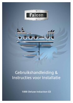 Gebruiksaanwijzing FALCON fornuis inductie Deluxe 1000 inductie