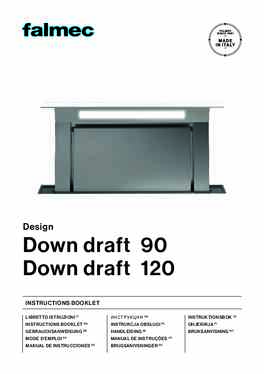 Gebruiksaanwijzing FALMEC afzuigkap downdraft DOWN90D3R