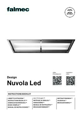 Gebruiksaanwijzing FALMEC afzuigkap plafond NUVO140W