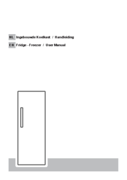 Gebruiksaanwijzing FRILEC koelkast inbouw BONN034 E NF 060D
