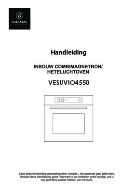 Gebruiksaanwijzing FRILEC oven met magnetron inbouw VESUVIO4550