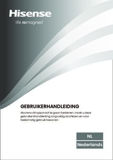 Gebruiksaanwijzing HISENSE side by side koelkast RS9P628GPFE