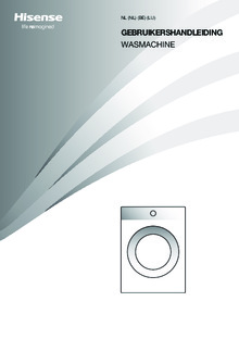 Gebruiksaanwijzing HISENSE wasmachine WF3V843BB BLX