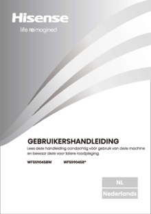 Gebruiksaanwijzing HISENSE wasmachine WF5S9045BW