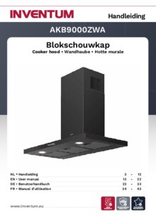Gebruiksaanwijzing INVENTUM afzuigkap AKB9000ZWA