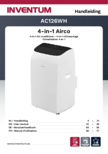 Gebruiksaanwijzing INVENTUM airco AC126WH