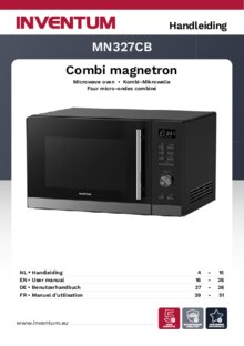 Gebruiksaanwijzing INVENTUM combi magnetron MN327CB