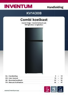 Gebruiksaanwijzing INVENTUM koelkast KV1430B