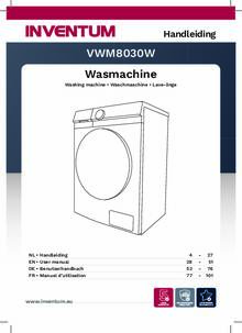 Gebruiksaanwijzing INVENTUM wasmachine VWM8030W
