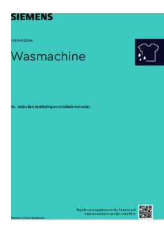 Gebruiksaanwijzing SIEMENS wasmachine WG56H205NL