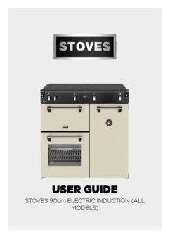 Gebruiksaanwijzing STOVES fornuis inductie RICHMOND 90 EI TCH ANT