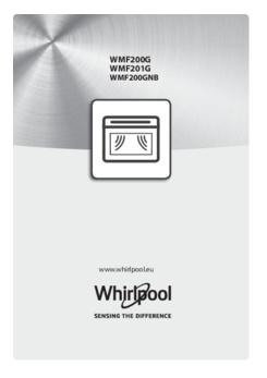 Gebruiksaanwijzing WHIRLPOOL combi magnetron inbouw WMD54MB