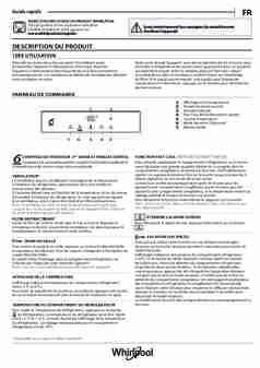 Gebruiksaanwijzing WHIRLPOOL koelkast inbouw WHSD18A013C2