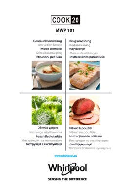 Gebruiksaanwijzing WHIRLPOOL magnetron inbouw MWP 101 W